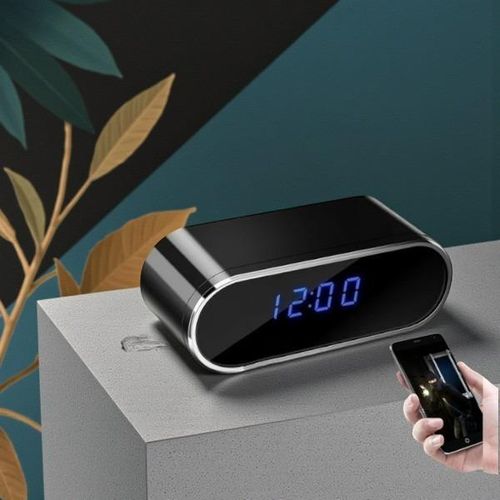 product_image_name-Generic-Enhanced Quality WiFi Table Clock Hidden Camera with Motion Detection Remote Access-1