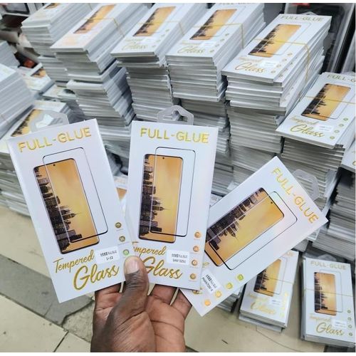 product_image_name-Generic-Tempered Full Glue Guard Glass for TECNO PHANTOM X2 - High Quality, Durable Protection for your phone-3