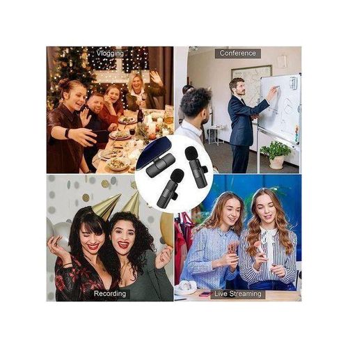 product_image_name-Generic-Share this product    K9 Double Wireless Lapel Microphone Tie Mic TYPE-C Phones Android IPhone -3