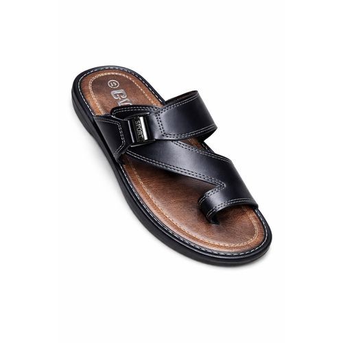 product_image_name-Fashion-Men's Leather Toe Ring Flat Roman Sandals-1