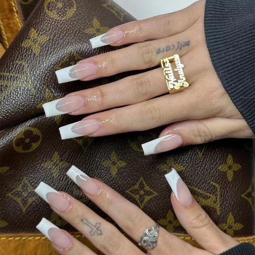 product_image_name-Fashion-24 PCS  Nails press -on Nails Removable And  Reusable -1