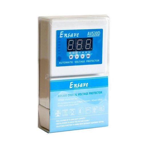 product_image_name-Ensave-Heavy Duty 30 Amps Digital Voltage Stabilizer Surge Protector-1