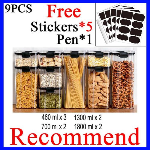 460~1800ml Stackable Food Storage SET Box Kitchen Containers