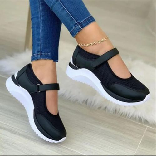 Women Sneakers Breathable Wedges Platform Vulcanize Shoes / Women