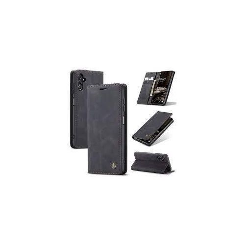 product_image_name-Generic-OPPO A36/A76 4G Wallet Case Cash Slot Card Pocket Stand Leather Cover Black-1