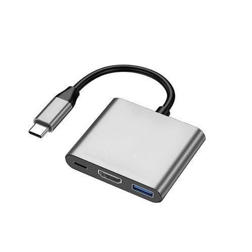 product_image_name-Generic-Type-c to hdmi docking station 4k30 multi-function three-in-one converter laptop USB docking station Type-C 3-in-1 USB3.0+PD+HDMI-1