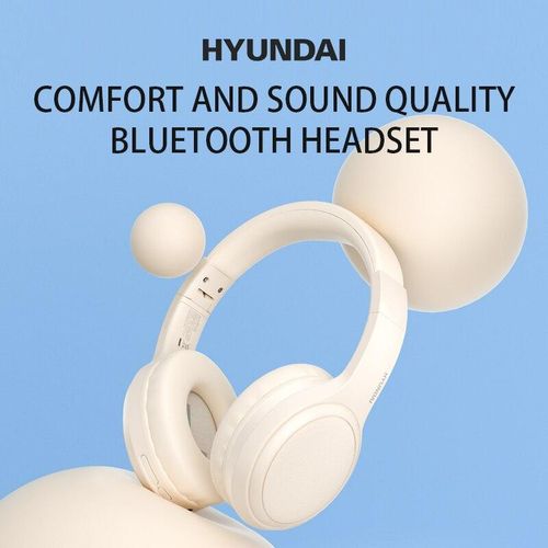 Generic HYUNDAI Headband Bluetooth Headset Folding Portable Noise