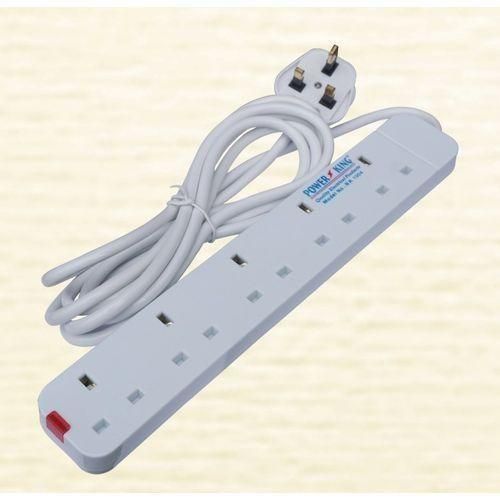 product_image_name-Power King-Extension Cable - 5 Way - White.-1