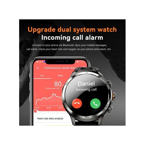 product_image_name-Generic-H19 Round Screen Card Phone Watch 1.95 Inch AMOLED Smart-3