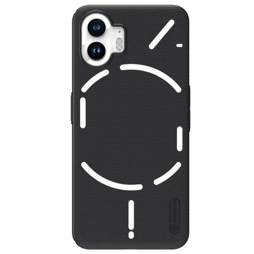 product_image_name-Generic-Nilkin Case for Nothing Phone 2 (6.7" Inch) Super Frosted Hard Back Dotted Grip Cover PC Black-2