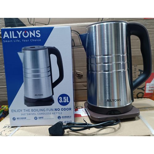 product_image_name-Generic-3.5 Litre Stainless Steel Electric Water Heating Kettle & Dispenser-4