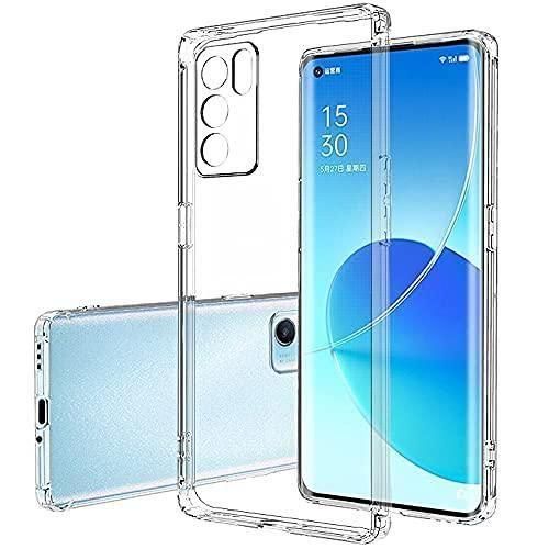 product_image_name-Generic-Oppo Reno 6 Transparent Protective Phone Cover Case-1