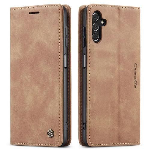product_image_name-Caseme- Brown Soft Leather Wallet Flip Cover Case for Samsung Galaxy A04-2