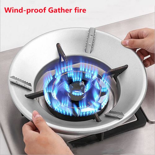 Generic One-piece Gas Stove Wind-proof Fire-gathering Heat ...