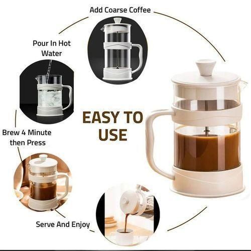 product_image_name-Generic-800ML French Press Coffee Maker With Borosilicate Glass-7