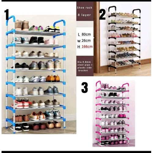 product_image_name-Generic- 8 tier Adjustable shoe rack -1