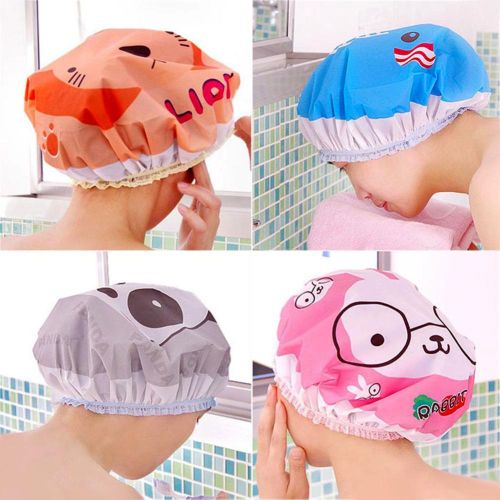 Generic Shower Cap Waterproof Elastic Band Hat Bath Caps Cute Cartoon Bathroom Accessories Best Price Online Jumia Kenya