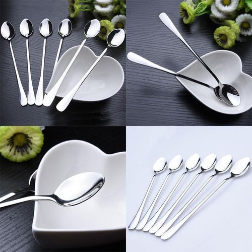 product_image_name-Generic-Set of 6 Long Tea Spoons. Only spoon-1