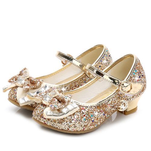 Childrens gold dress new arrivals shoes