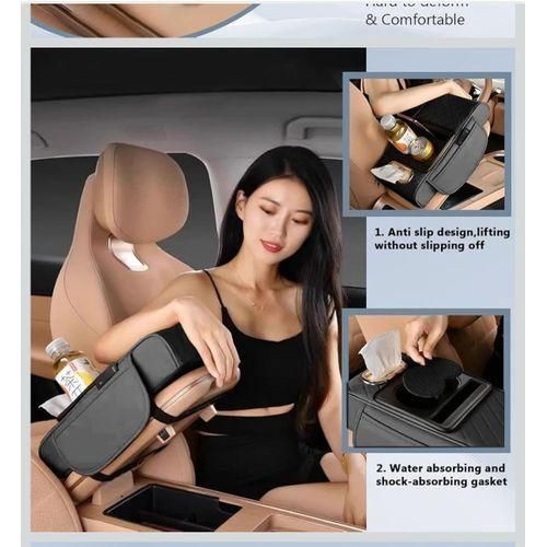 product_image_name-Generic-5 in 1 Center Console Cover with 2 Storage Bags Cup Holder, Tissue Box Slot, Phone Slot, Car Accessories Interior Organizers-2