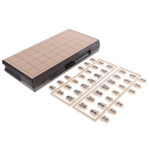 Shogi Japanese Chess Magnetic Travel Game Set - 9.75-Inch