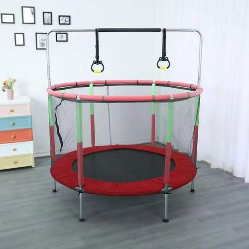product_image_name-Generic-4FT Trampoline for Kids with Safety Enclosure -1
