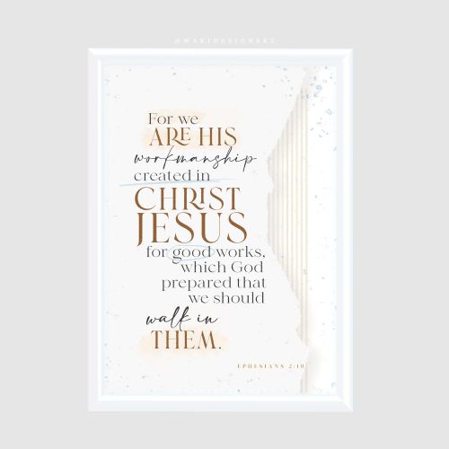 product_image_name-WaKi-For We Are His Workmanship White Frame A2-1