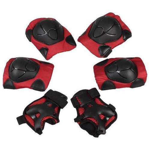 product_image_name-Generic-Red 6pcs Elbow, Knee and Hand Caps Full Protection Skating Protective Guards-2