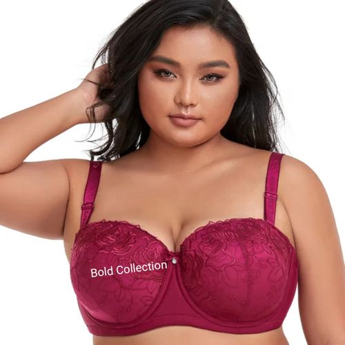 Binnys Plus Size Underwire Latest Push up Comfortable Lace Design