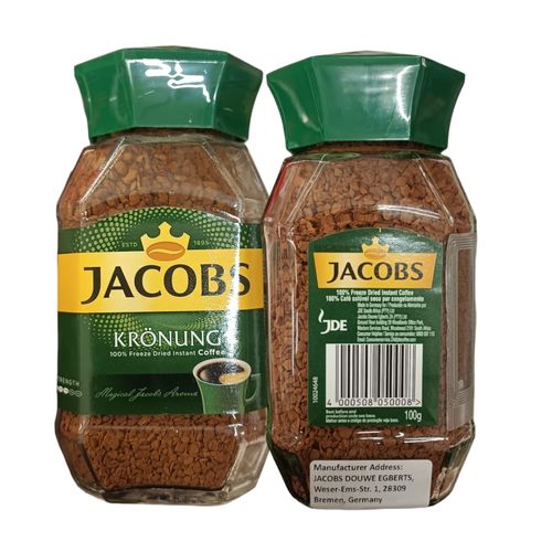 product_image_name-JACOBS-Kronung 100% Freeze Dried Instant Coffee 100g-1