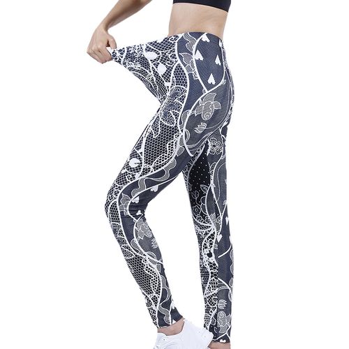 Fashion High Waist Fitness Leggings Woman Sport Tights Workout-PD354 @ Best  Price Online