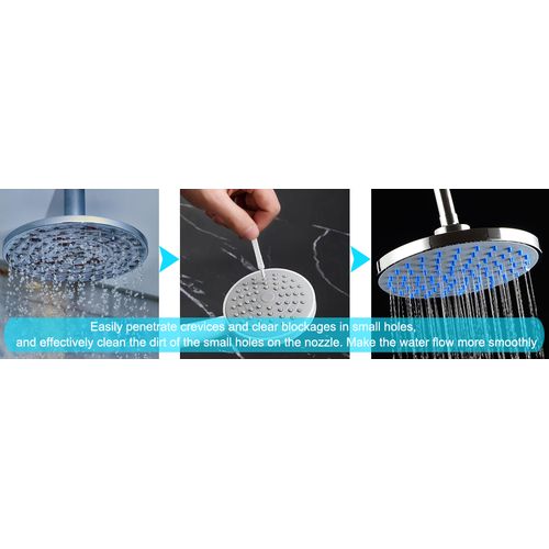 Nobgum 30pcs mini shower head nozzle cleaning brushes anti