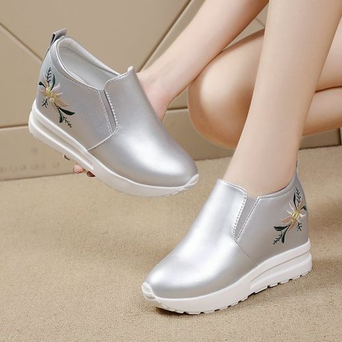 Fashion white White Hidden Wedge Heels Sneakers Casual Shoes Woman High Platform Shoes Women s High Heels Wedges Shoes For Women ACU Best Price Online Jumia Kenya