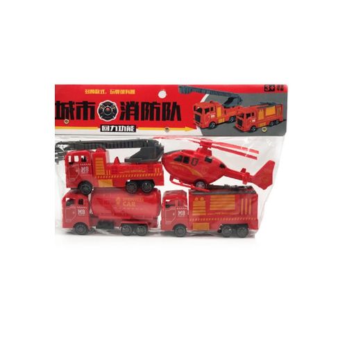 product_image_name-Toy-City Sanitation Truck Set (Pull-Back)-1