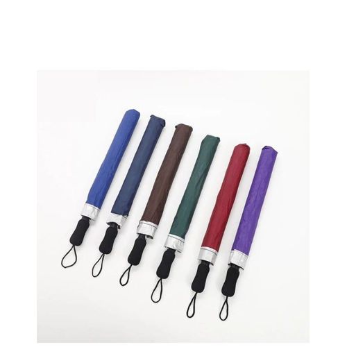 product_image_name-Generic-Navy Blue/Blue Windproof LONG Durable Foldable Rain Umbrella Strong Windproof Travel Umbrella-7