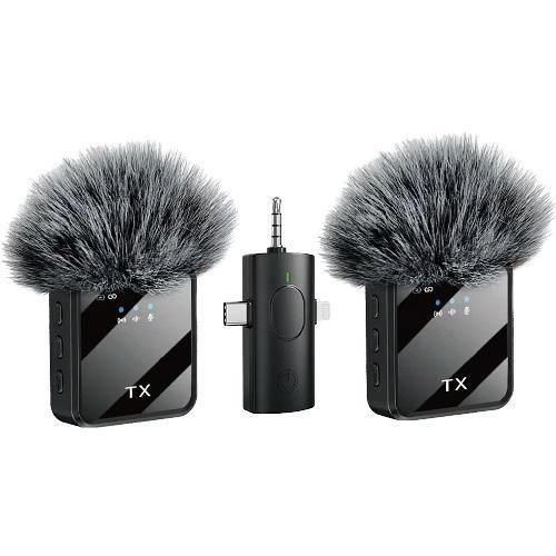 product_image_name-Generic-F11-2 Wireless Microphone 3 in1 For IPhone , Type-C and Camera-1