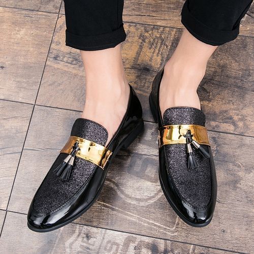 Fashion Genuine Leather Men Formal Shoes British Style Loafers