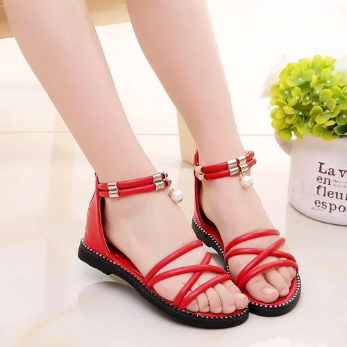 Red Sandals For Kids