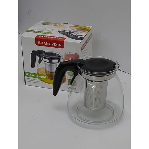 product_image_name-Generic-Tea Decanter – Borosilicate Glass with Sieve (Black)-2