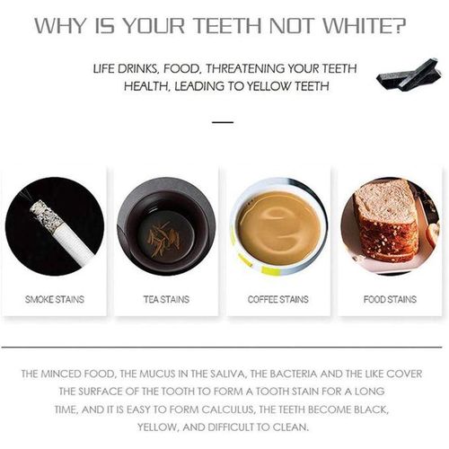 product_image_name-Aichun Beauty- 3 Day Teeth Whitening Charcoal Toothpaste Remove Stains Strengthens Teeth With Collagen & Milk for Oral Care - 100ml-8