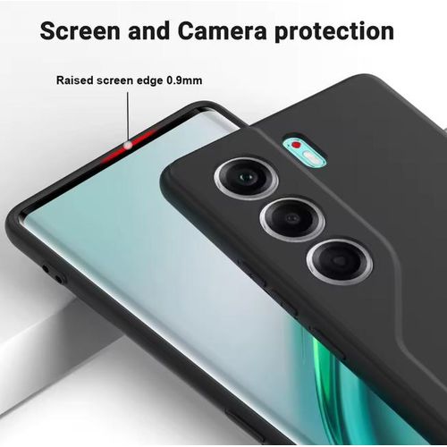 product_image_name-Generic-Tecno Camon 40 Pro Cover Original Premium Silicone Black Heavy Duty Phone Case/ Back Cover-5