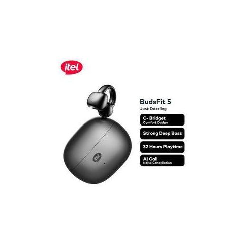 product_image_name-Generic-Itel BudsFit 5 True Wireless Earbuds, Black-1