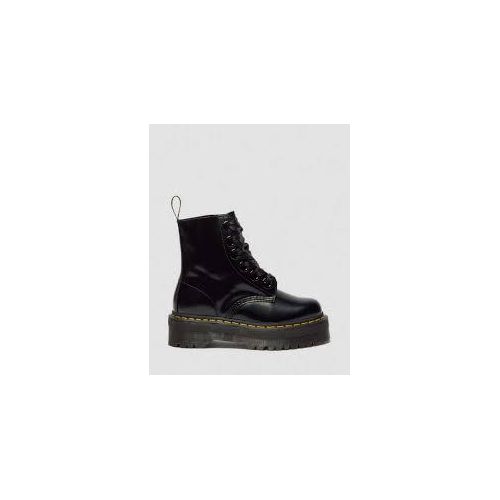product_image_name-Dr. Martens-Black Smooth Unisex Platform Leather SHOE-6