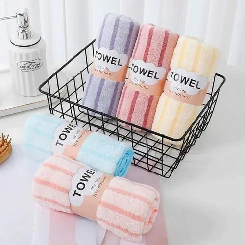product_image_name-Generic-A Set Of 5pcs Coral Microfiber Towels-1
