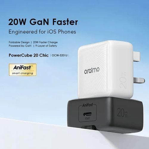 product_image_name-Generic-Oraimo PowerCube 20 20W Wall Charger Kit-2