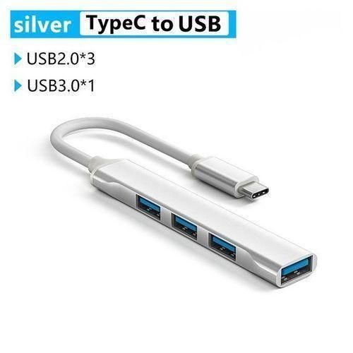 product_image_name-Generic-4 Port USB 3.0 Hub High Speed USB-C Type C Splitter 5Gbps Computer-2