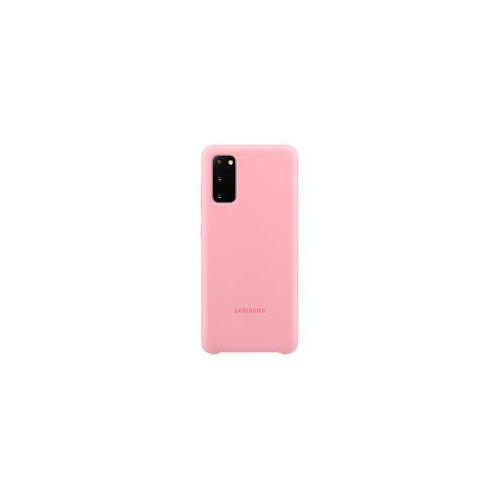 product_image_name-Silicon-phone case samsung S20 pink-1