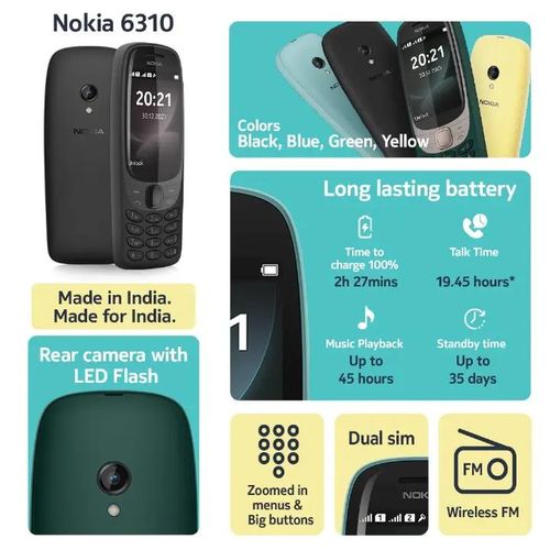 product_image_name-Nokia-6310, 2.8” Screen, Wireless FM Radio (Dual SIM), 1150mAh-4