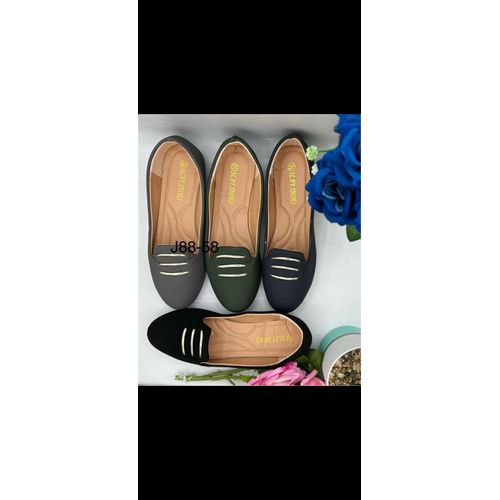 product_image_name-Fashion Express-Black 3 stripped Closed Shoes -1