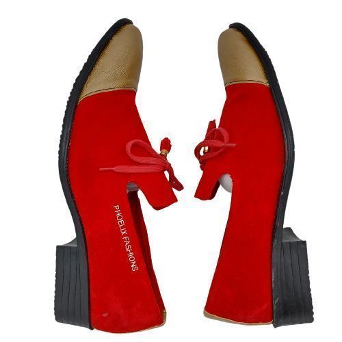 product_image_name-PHOELIX FASHIONS-Elegant Designer Ankara Casual / Wedding Shoes + FREE LEATHER BELT.-3